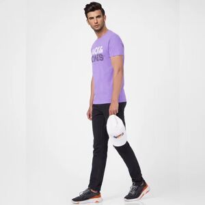 JACK & JONES JACK&JONES Purple Graphic Print Crew Neck T-shirt