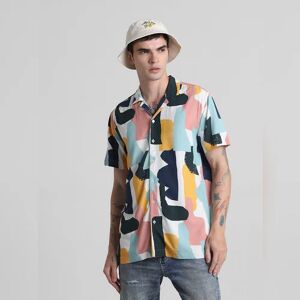 JACK & JONES JACK&JONES Pink Printed Short Sleeves Shirt