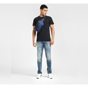 JACK & JONES JACK&JONES Blue Low Rise Glenn Ripped Slim Jeans