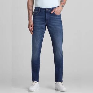 JACK & JONES JACK&JONES Blue Low Rise Glenn Slim Fit Jeans