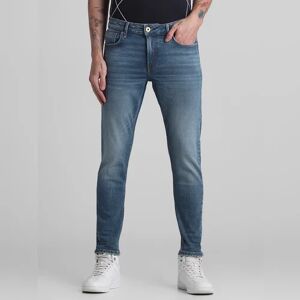 JACK & JONES JACK&JONES Dark Blue Mid Rise Brak Slim Fit Jeans