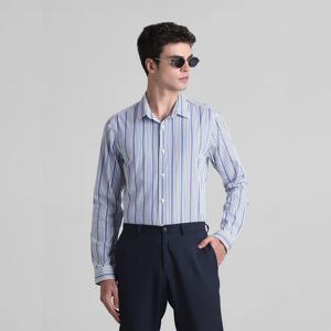 JACK & JONES JACK&JONES White Striped Full Sleeves Shirt