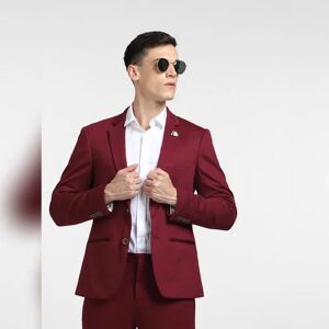 JACK & JONES JACK&JONES Maroon Suit-Set Blazer