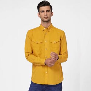 JACK & JONES JACK&JONES Mustard Linen Blend Shirt