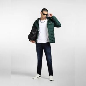 JACK & JONES JACK&JONES Green Hooded Puffer Jacket