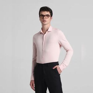 JACK & JONES JACK&JONES Light Pink Knitted Full Sleeves Shirt