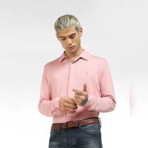 JACK & JONES JACK&JONES Pink Knit Full Sleeves Shirt