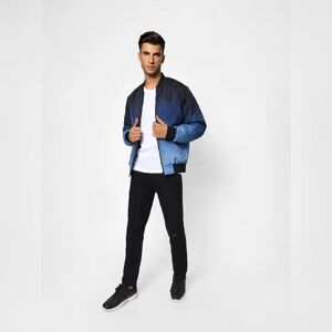 JACK & JONES JACK&JONES Blue Ombre Zip-Up Casual Jacket