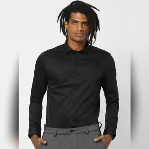 JACK & JONES JACK&JONES Black Full Sleeves Shirt