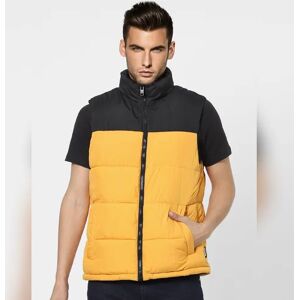 JACK & JONES JACK&JONES Orange Sleeveless Puffer Winter Jacket