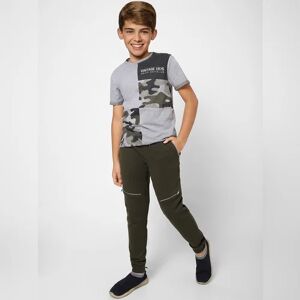 JACK & JONES JUNIOR JACK&JONES Boys Olive Green Sweatpants