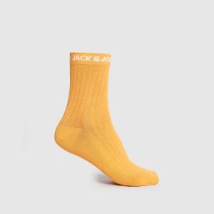 JACK & JONES JACK&JONES Orange Ribbed Mid-Length Socks