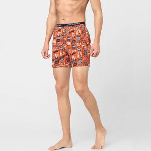 JACK & JONES JACK&JONES Orange Stamp Print Boxers