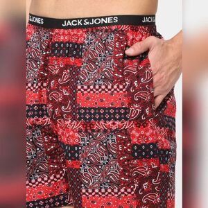 JACK & JONES JACK&JONES Red Paisley Print Boxers