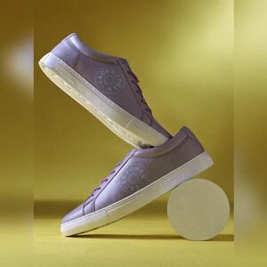 JACK & JONES JACK&JONES PURPLE LEATHER SNEAKERS