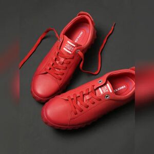 JACK & JONES JACK&JONES Red Leather Sneakers