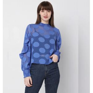 VERO MODA Blue Polka Dot Top