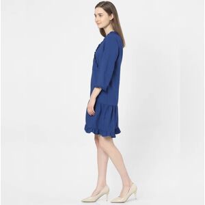 VERO MODA Blue Frill Detail Mini Dress