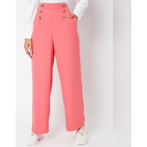 VERO MODA Pink High Rise Flared Pants