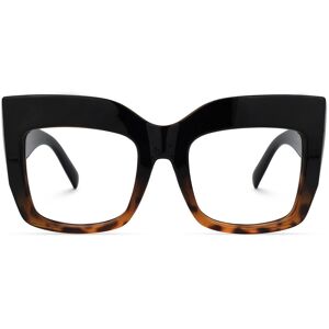 Vooglam Optical Cassandra - Bold Square Tortoise & Black Eyeglasses