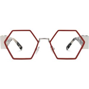 Vooglam Optical Lizzy - Geometric Red Eyeglasses