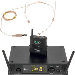 the t.bone GigA Pro Body Headmike Bundle beige