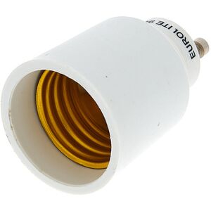 EuroLite Socket Adapter GU-10 to E-27 White