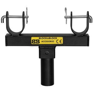 Block And Block AM5002 Truss Support 50mm male nero