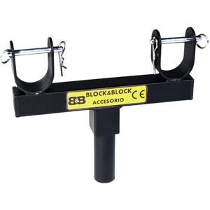 Block And Block AM3802 Truss Support 38mm male nero