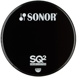 Sonor PB22BL SQ2 Bass Reso Fell Black with and SQ2 logo