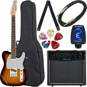 Harley Benton TE-20 SB Standard Series Set 3 Sunburst lucido
