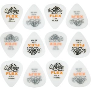 Dunlop Tortex Flex Picks 0,60 12 White