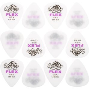 Dunlop Tortex Flex Picks 1,14 12 White