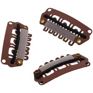 Hide-a-mic ClipZ Haar-Clip Lav.-Mik.braun Brown