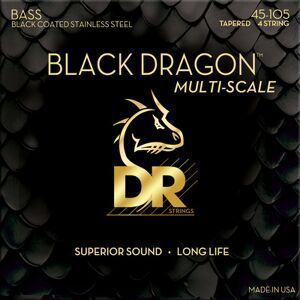 DR Strings Black Dragon DBSMB-45 Coated
