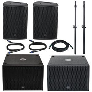 Seeburg Acoustic Line X4/G Sub 1501 Power Bundle nero