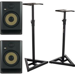KRK Rokit RP8 G5 Stand Bundle nero
