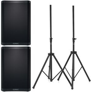 QSC CB10 Stereo Stand Bundle nero