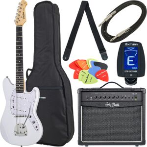 Harley Benton MS-60 Vintage White Bundle 1 Vintage White lucido