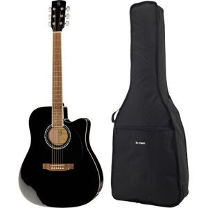 Harley Benton CLD-60SCE BK Cust. Line Bundle nero