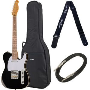 Harley Benton TE-62DB BK Bundle nero lucido