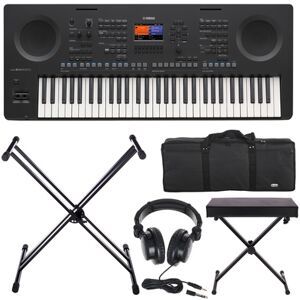 Yamaha PSR-SX620 Deluxe Bundle nero