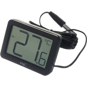 TFA Digital In-Outdoor Thermometer Black
