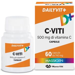 MARCO VITI FARMACEUTICI SpA Dailyvit+ C Viti 500mg Di Vitamina C 60 Capsule