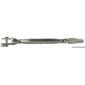 Osculati Tenditore con terminale autobloccante Tenditore con terminale a doppio cono 4 mm