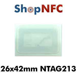 Tag NFC NTAG213 26,5x42mm adesivi