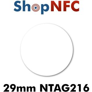 Tag NFC NTAG216 29 mm adesivi