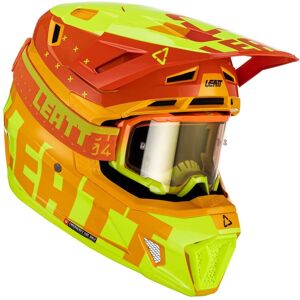 LEATT - Casco Kit Moto 7.5 Citrus 2023 Verde,Giallo,Alta visibilità XL