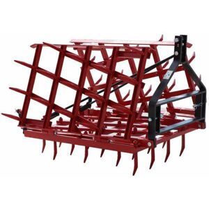 AgriEuro Premium Erpice a denti fissi EPP50 - Serie pesante - Portato/Trainato - 50 denti richiudibile - 250cm