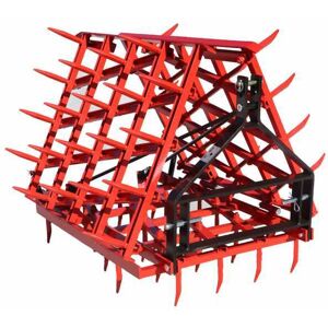 AgriEuro Premium Erpice a denti fissi EPP60 - Serie pesante - Portato/Trainato - 60 denti richiudibile - 300cm